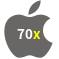 Aplicativo 70x para iOS